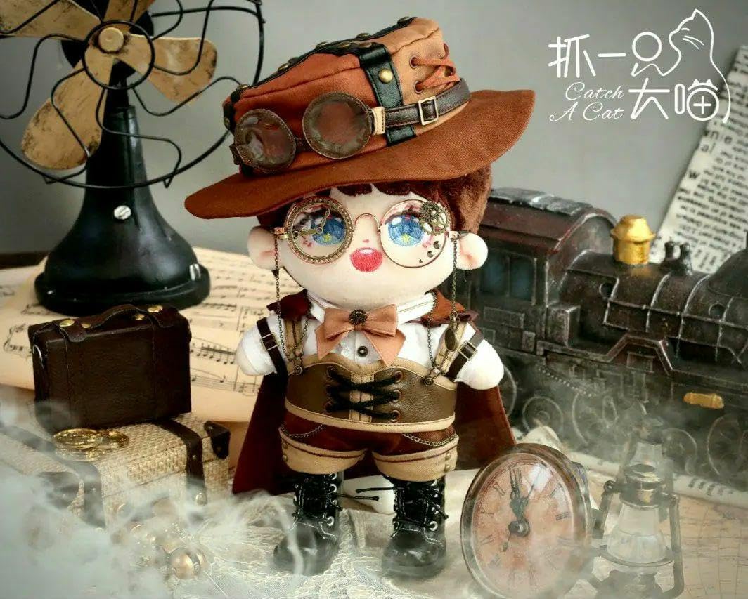 Amazon.co.jp: 20cm ぬいぐるみ 服 スチームパンク エンジニア